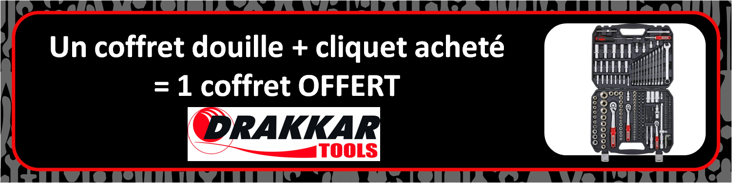 Promo douille + cliquet, 1 acheté = 1 OFFERT